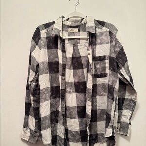 Hollister Women’s Small Oversized Flannel Plaid